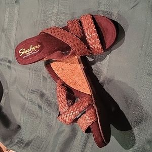 Skechers Chocolate Wedges